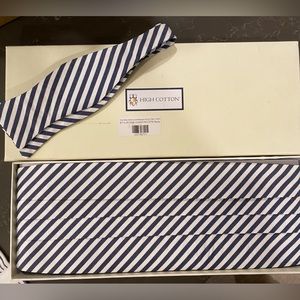 High Cotten Bow tie and Cummerbund Set